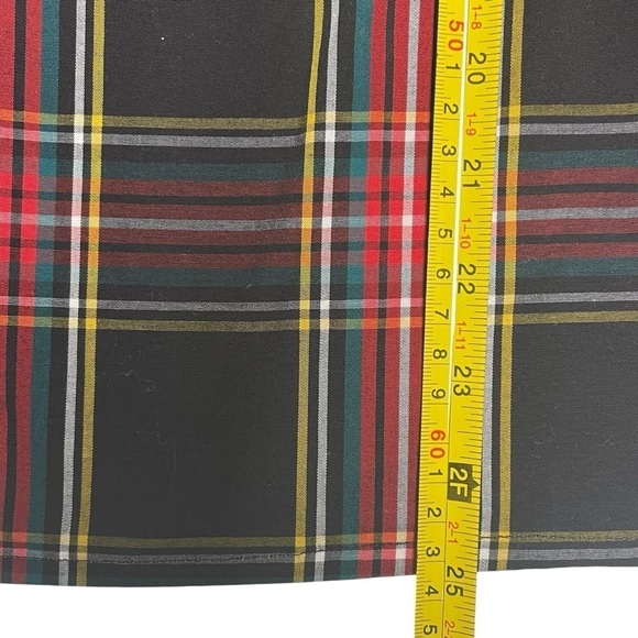 J. Crew Tartan puff-sleeve top in stretch poplin Size Medium - Picture 11 of 13
